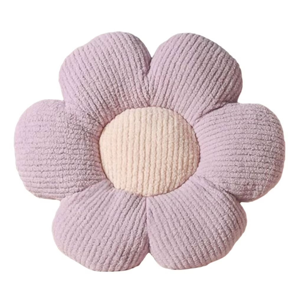Coussin confortable en forme de fleur de 40 cm, rembourré en coton PP, oreiller doux en forme de fle