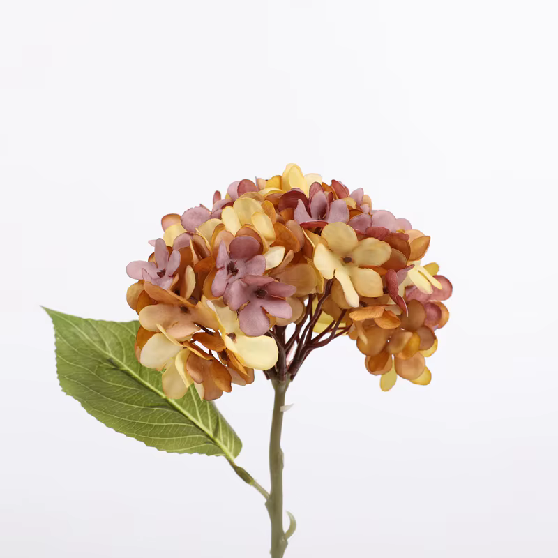 Fleur d'hortensia artificielle pour la maison, accessoires de décoration de vase, cadeau de mariage,