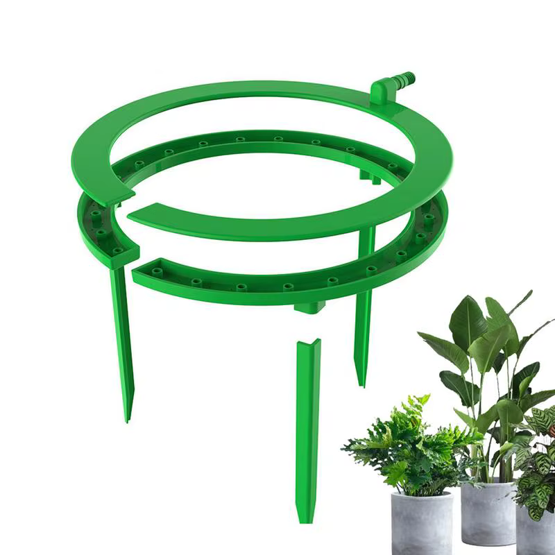 Anneaux d'eau pour plantes, boucle d'égouttement avec Support, Kits d'irrigation goutte-à-goutte aut