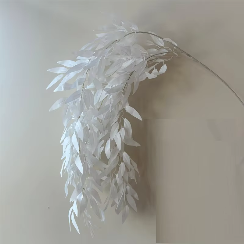 Feuilles de saule pleurantes artificielles, 5 pièces, 105cm, plante en plastique, fausse fleur, Imit