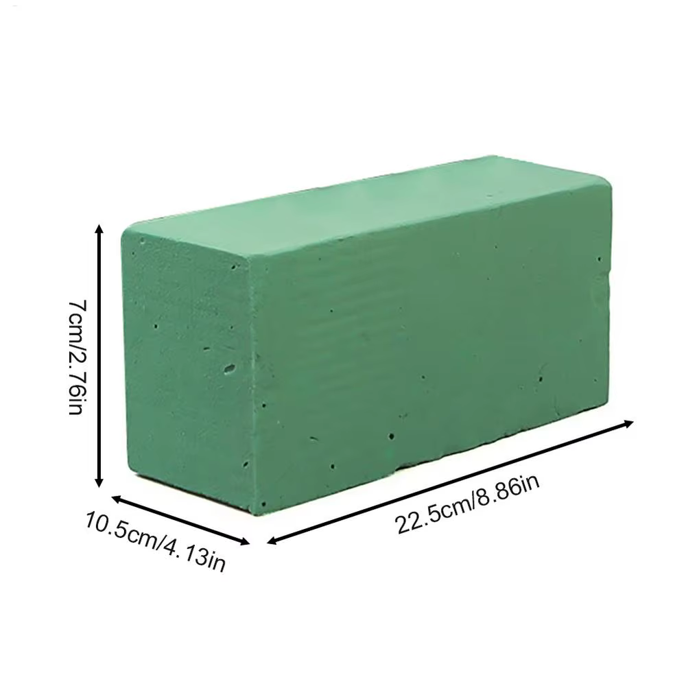 Mousse florale pour fleurs artificielles, mousse florale verte très absorbante, mousse découpable po