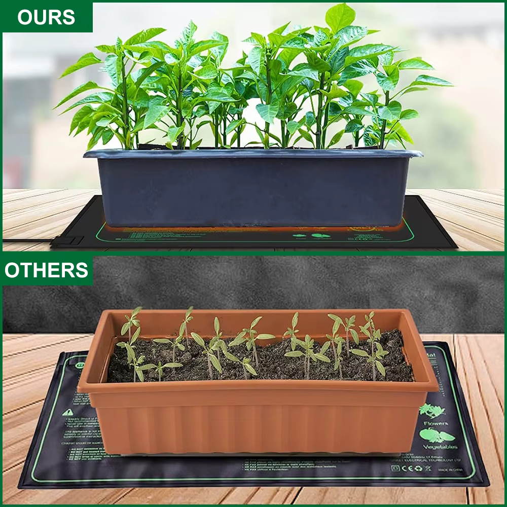 Coussin chauffant étanche pour la germination des plantes d'intérieur, polymères thermiques pour sem