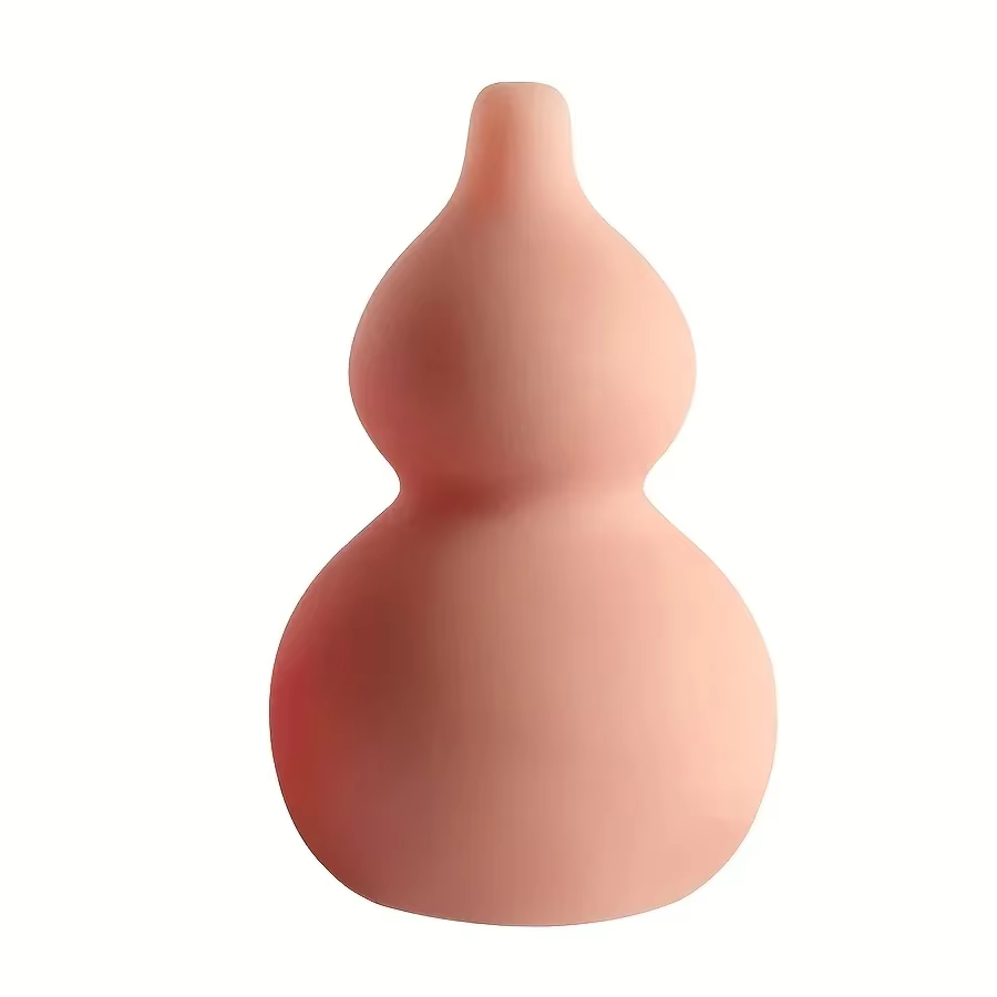 Sculpture de gourde au toucher doux et unique, ornement de décoration de bureau esthétique et mignon