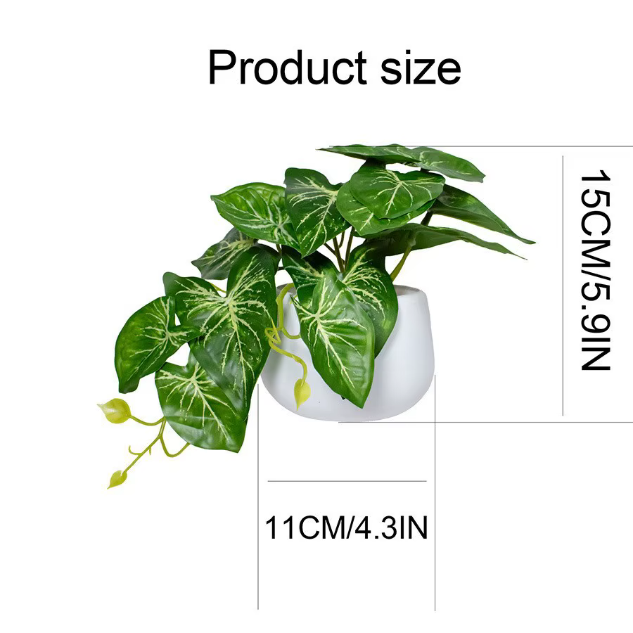 1 pièce, plante artificielle en pot, bonsaï, décoration de fête, centre commercial, bureau à domicil
