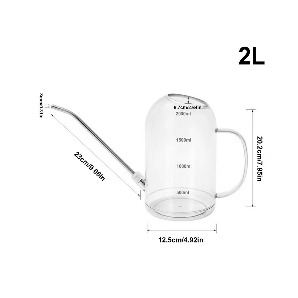 Arrosoirs d'intérieur pour plantes d'intérieur 2L Bec long Pot d'arrosage pour fleurs Dispositifs de