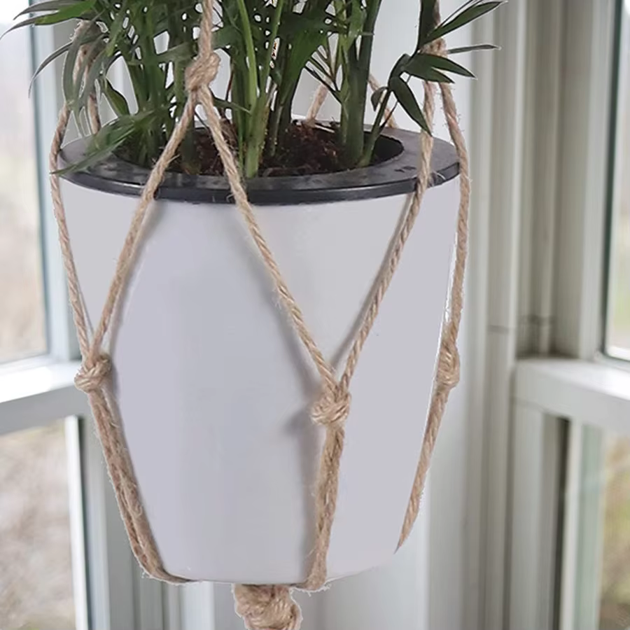 Plante cintre corde après balcon accessoires suspendus parterre de fleurs Pot décorations de jardin