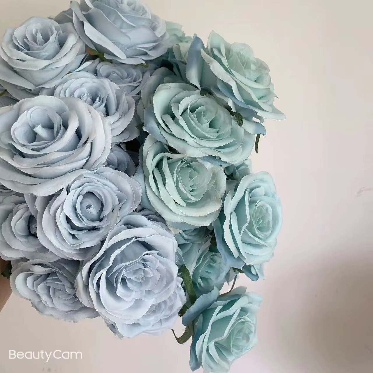 Bouquet de roses artificielles à 9 têtes, décor de roses de mariage, affichage de scène, cadeau Flor