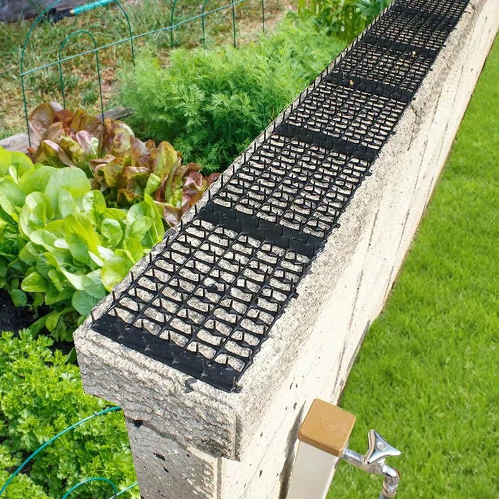Bande de pincettes de jardin de 2M, tapis de dissuasion répulsif pour chat, bandes de pincement Anti
