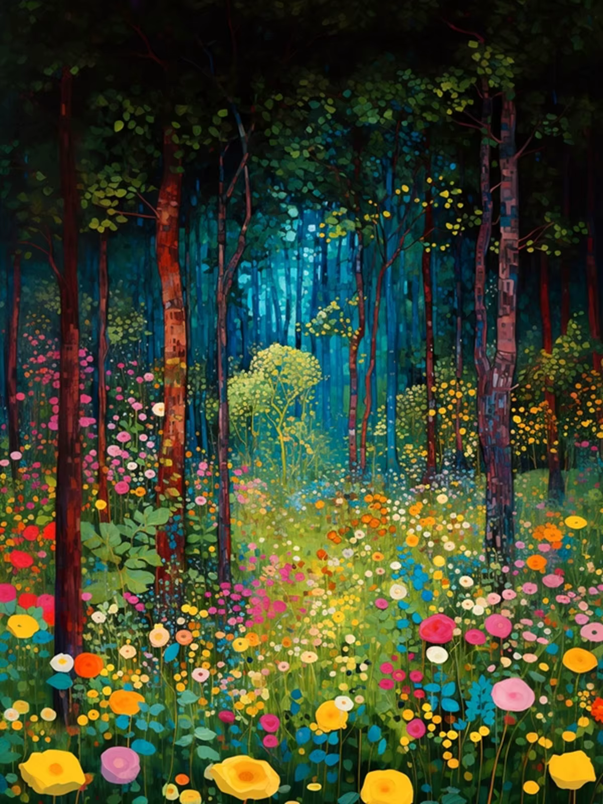 Toile de peinture de fleurs abstraites, imprimés floraux modernes, affiche murale, tableau d'art pou