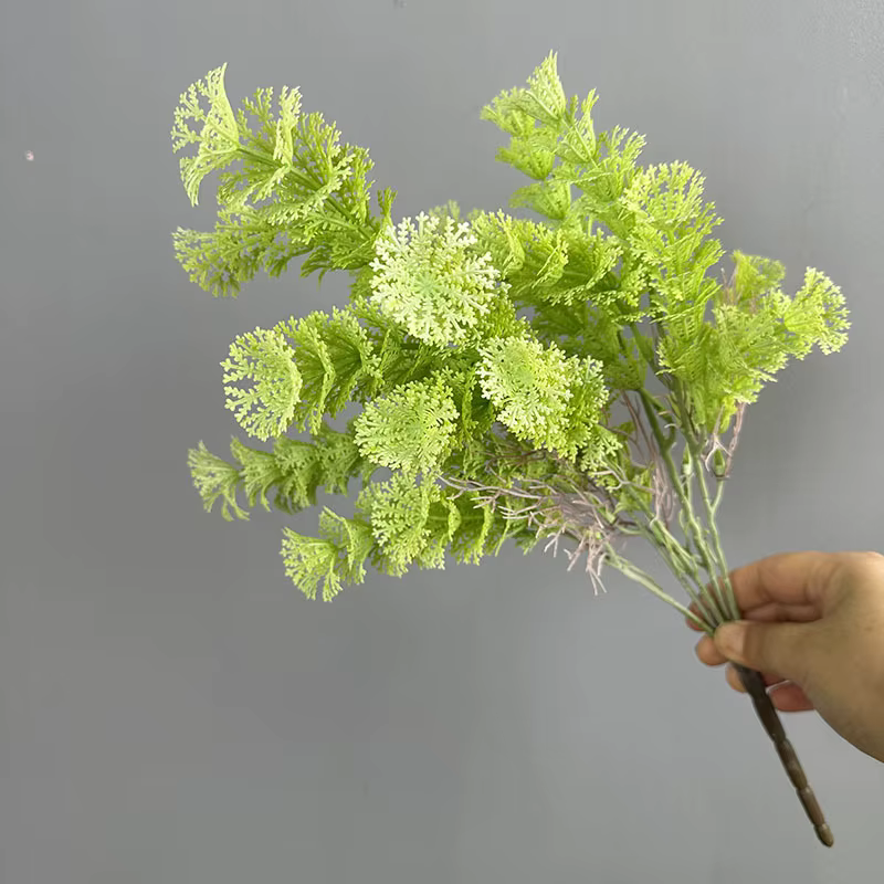 Simulation de brume de vanille de mariage, 2 pièces, plantes vertes en plastique, décoration de Rest