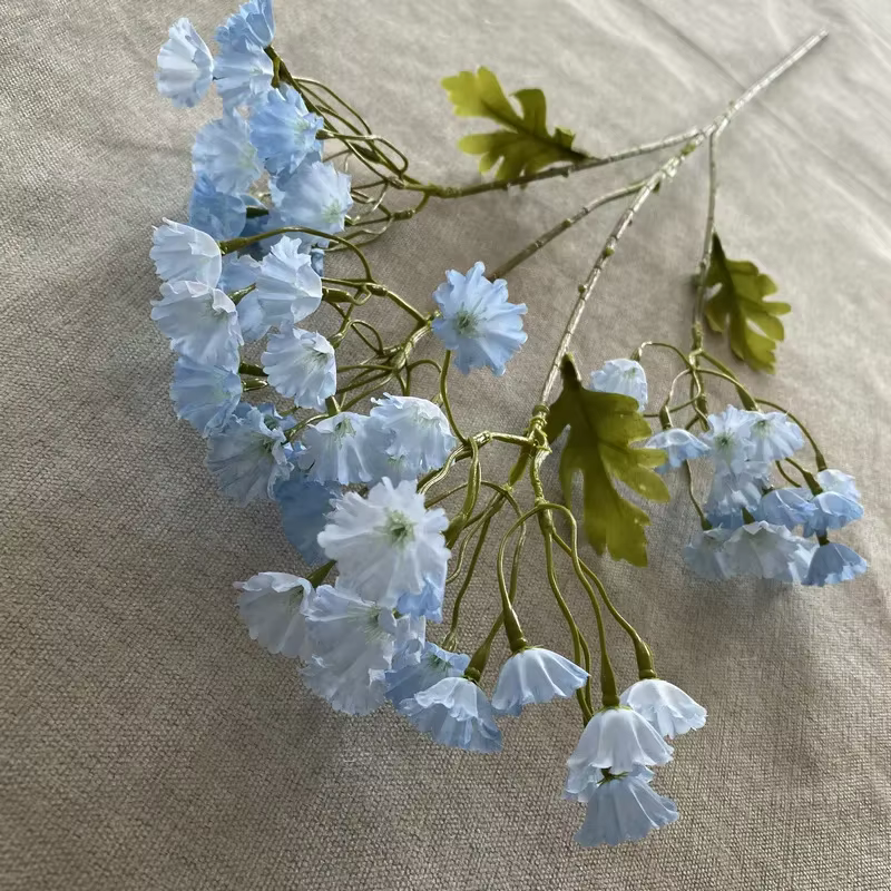 Bouquet d'herbe pour amoureux, violet, ne me m'oubli pas, décoration de fête de mariage pour maison 