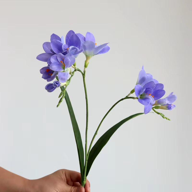 Fleur d'orchidée vanille artificielle, toucher main, hydratant, fête de mariage, arrangements florau
