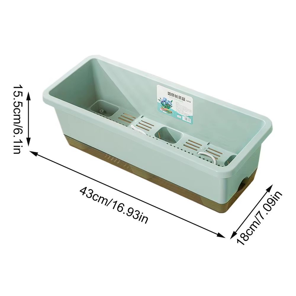 Pot de culture auto-absorbant pour légumes d'intérieur avec trou de drainage et corde absorbante, id
