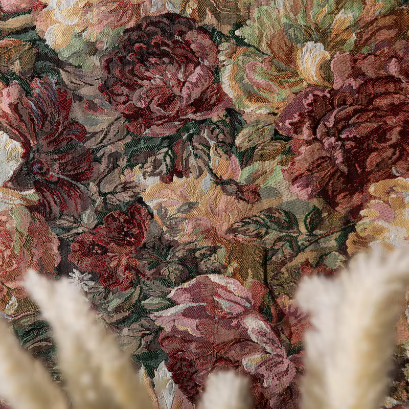 Niche rétro tournesol Jacquard Art pour bricolage, nappe à coudre, robe, vêtement, décor de fond, ti
