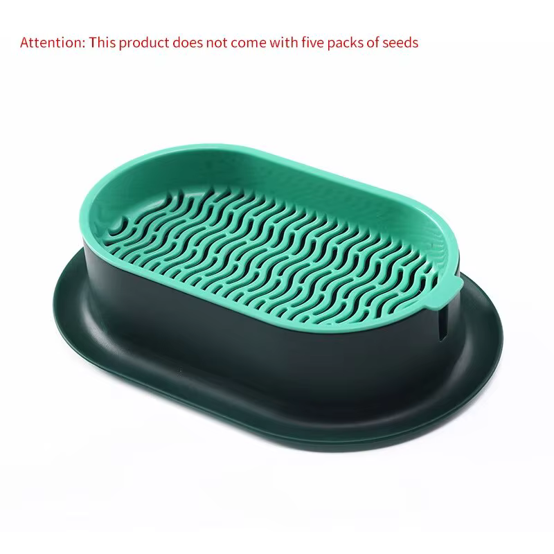 Nouveau plat de germination de chat de compagnie Pot de culture plante hydroponique chat herbe Germi