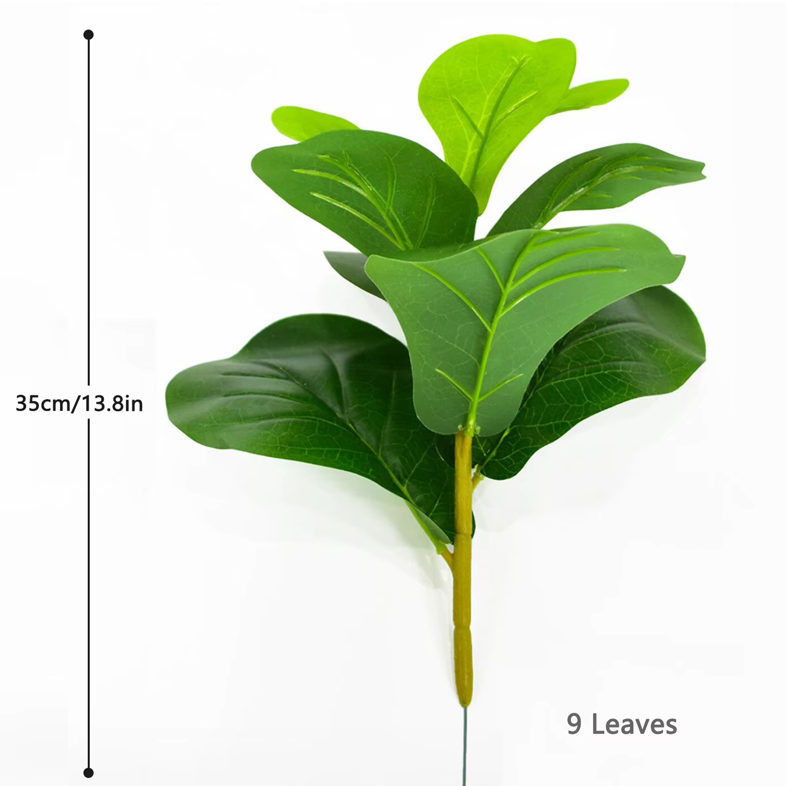 Ficus lyrata artificiel de 45-135 cm, idéal pour la décoration de la maison, de l'entrée et du burea