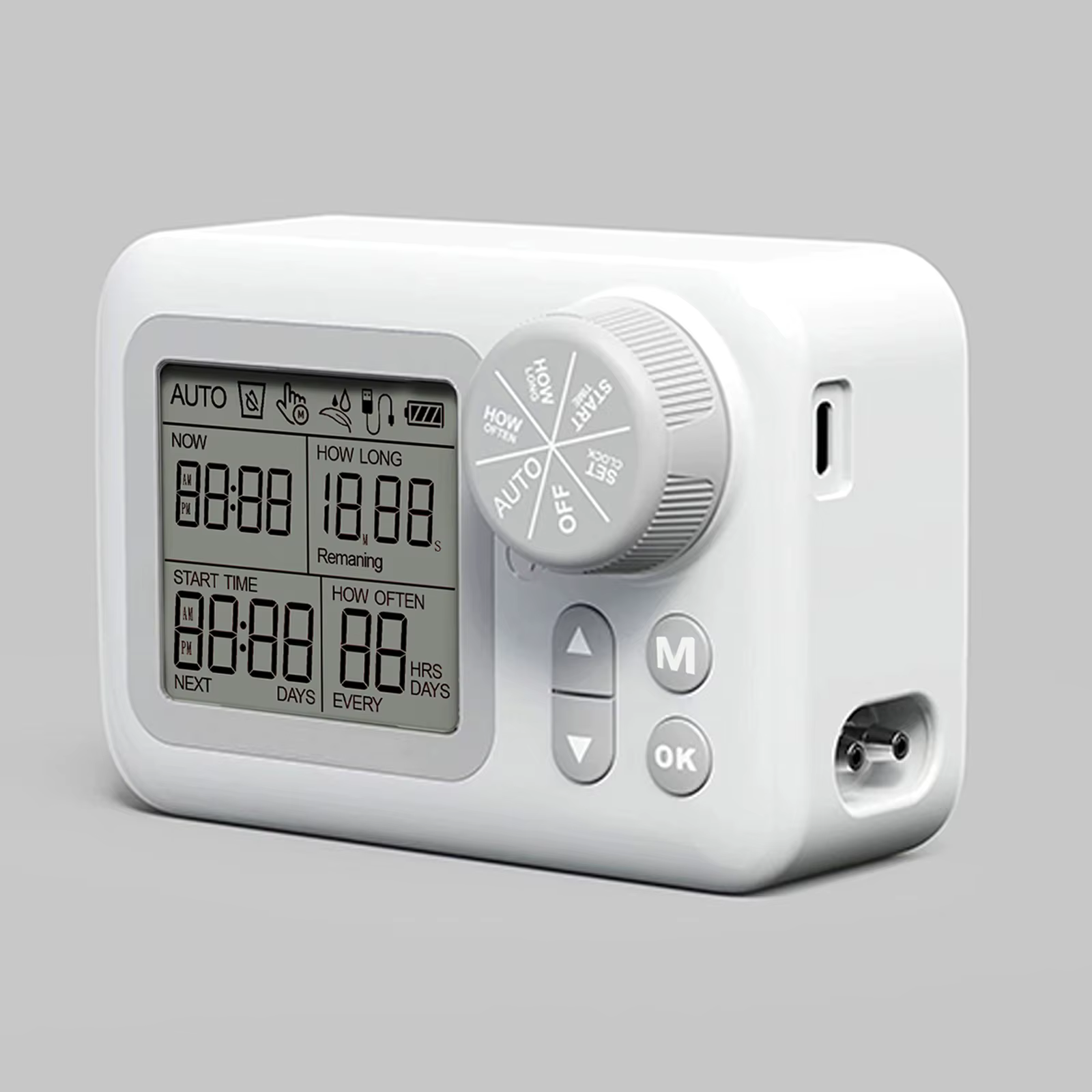 Kit d'irrigation goutte à goutte automatique WPS-015, minuteur d'arrosage numérique programmable, po