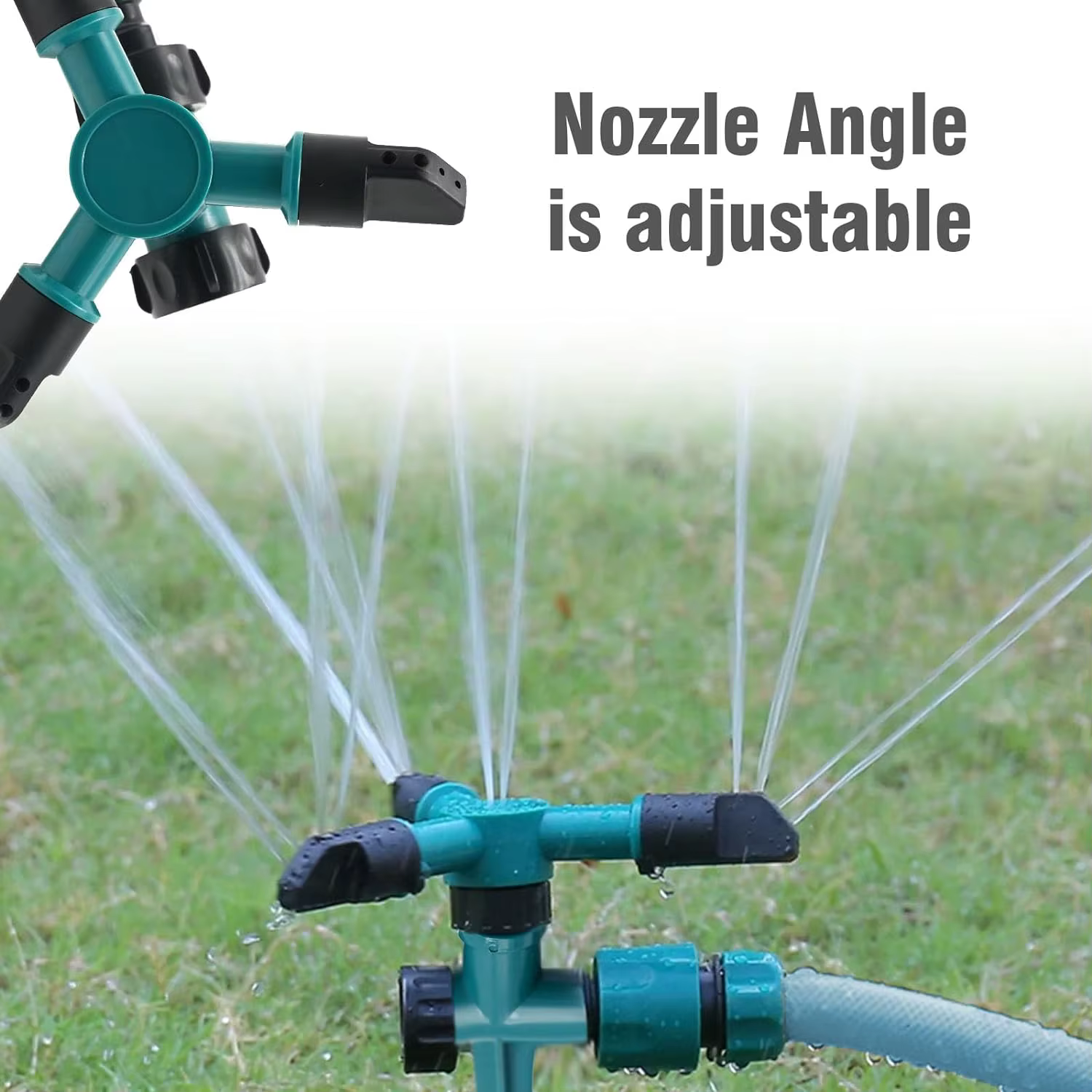 Arroseur automatique de jardin, arrosage de jardin, eau rotative à 360 degrés pour l'irrigation agri