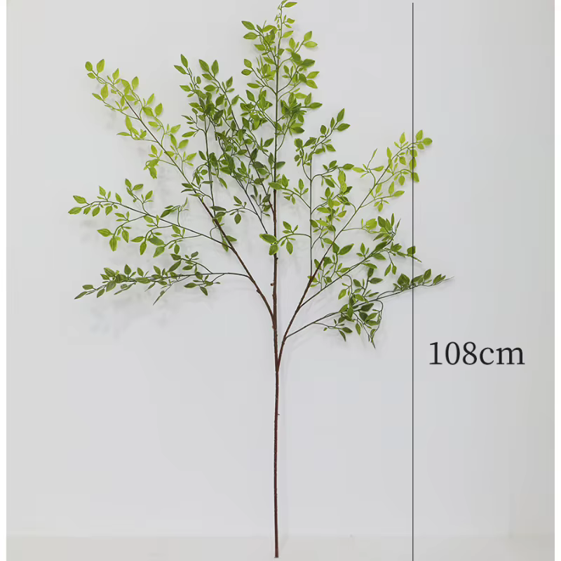 Plante artificielle en bambou du sud, branche longue unique de 108CM, pour la maison, centre commerc