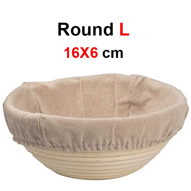 Mir en rotin fait à la main, JxProofing, Fermentation naturelle, Jantes de pâte, Banneton, Filles de