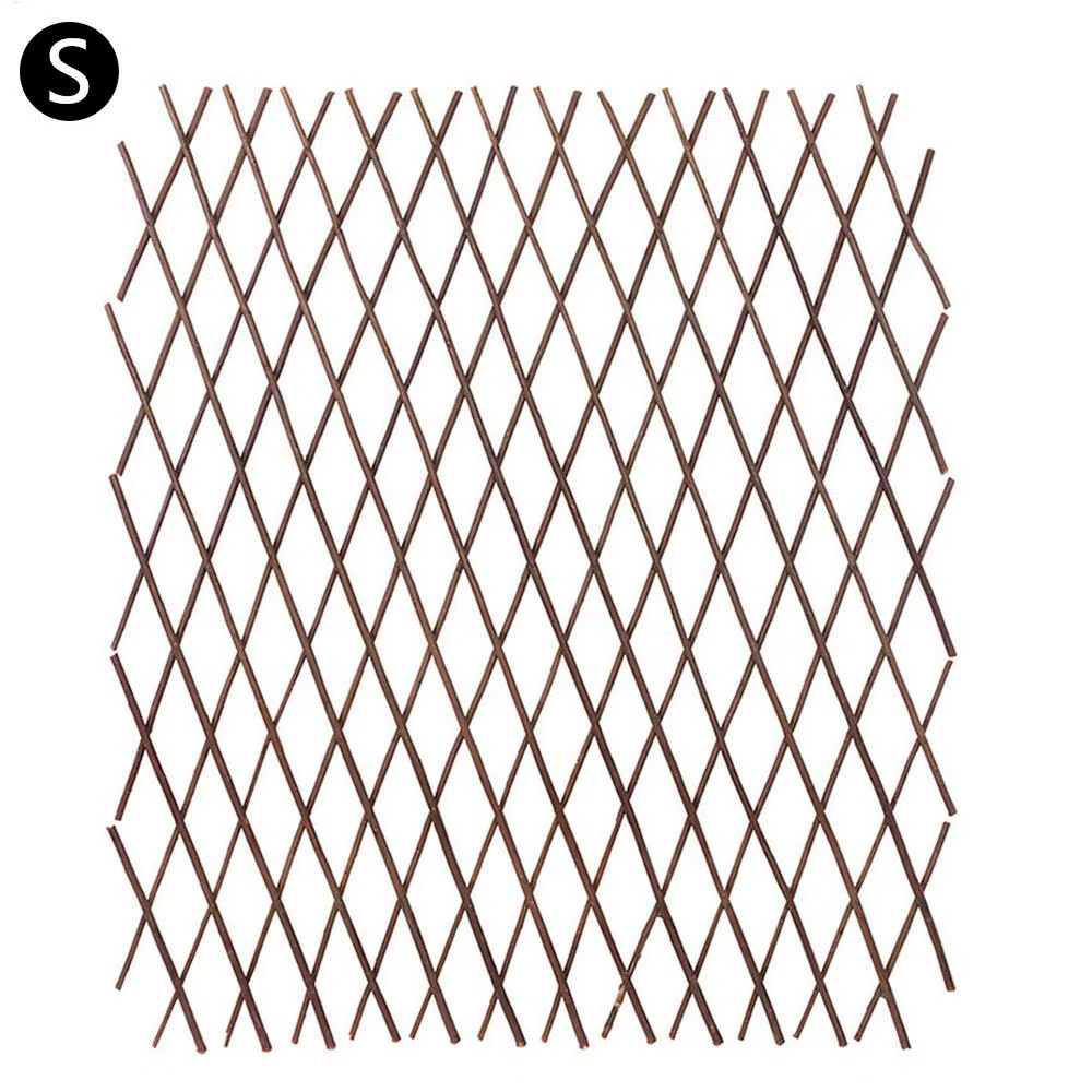 Clôture en bois rétractable Durable pour plantes, cadre d'escalade, support de décoration en treilli