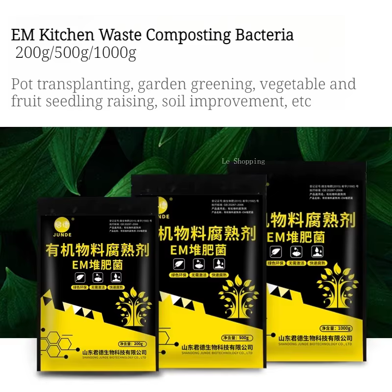 200/500/1000g EM compostage bactéries/tension Fermentation résidus de mycélium Pile déchets de cuisi