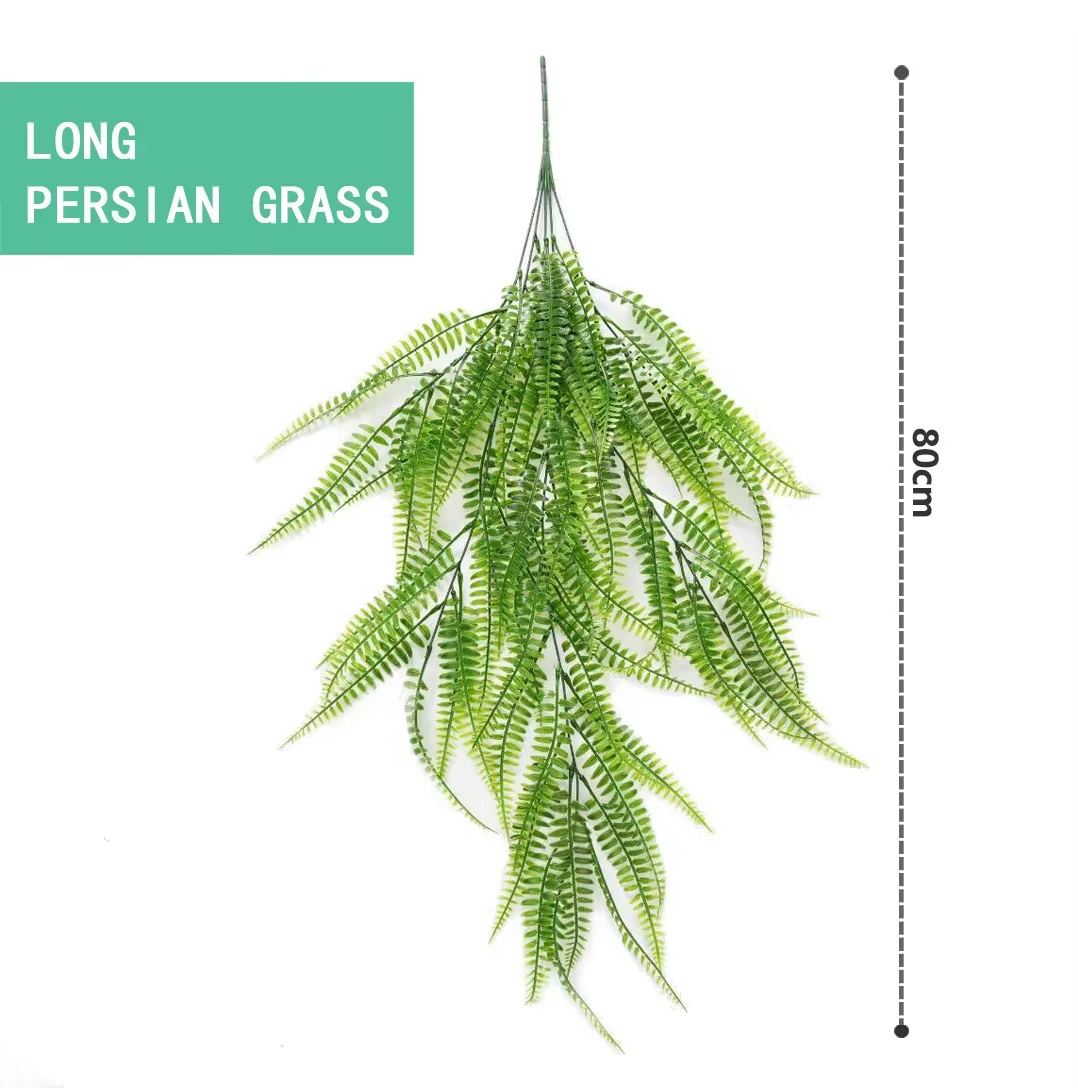 Feuilles de fougère persane, plantes artificielles suspendues pour la décoration de la maison, feuil
