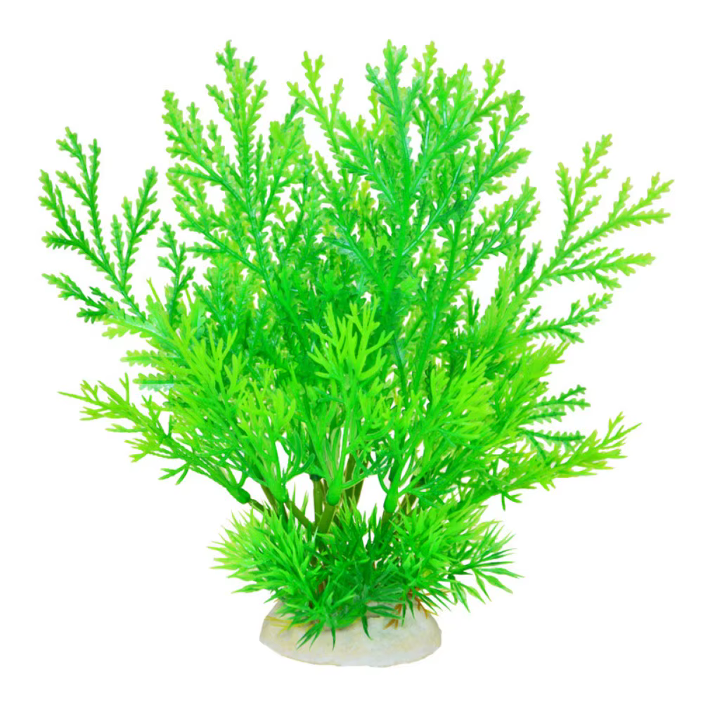 2 pièces de plantes aquatiques artificielles en plastique, herbe et algues simulées, réalistes et cr