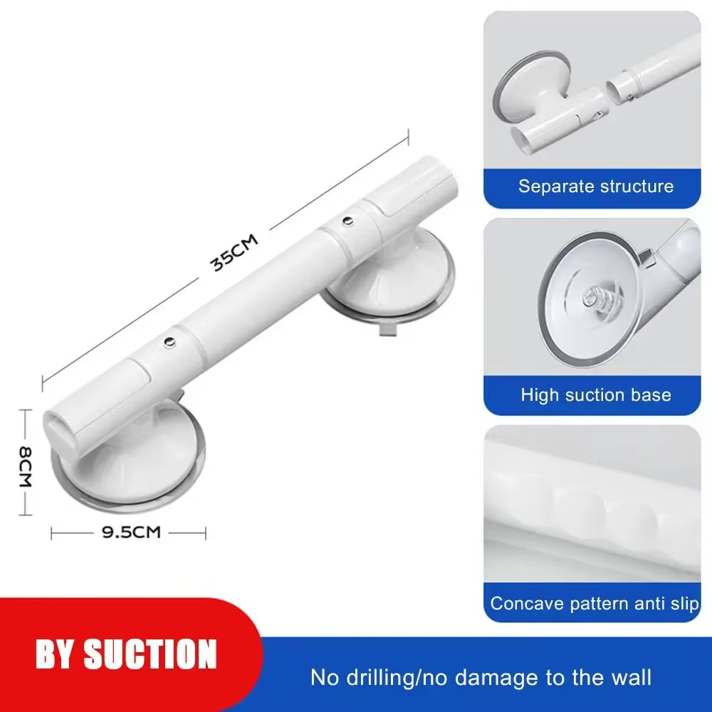 Barre de maintien antidérapante pour bain, poignée de sécurité à installer soi-même, accessoire de q