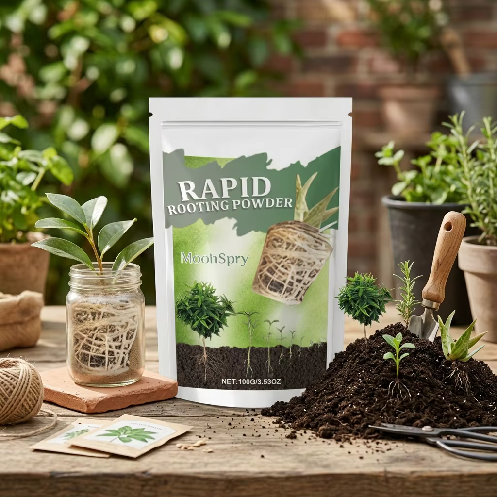 Hormone d'enracinement en poudre à action rapide, stimulateur de racines pour plantes, idéal pour le