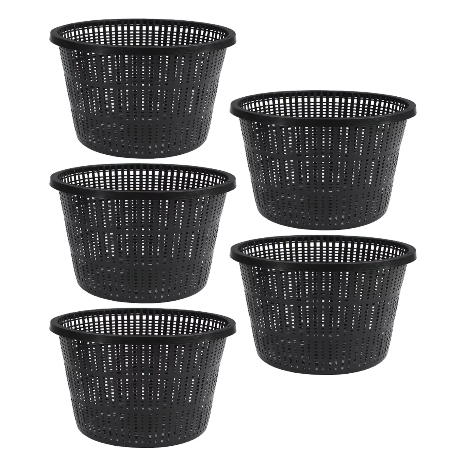Pots en filet hydroponique pour plantes, 5 pièces, 8,3 pouces, grands Pots en maille pour plantes aq