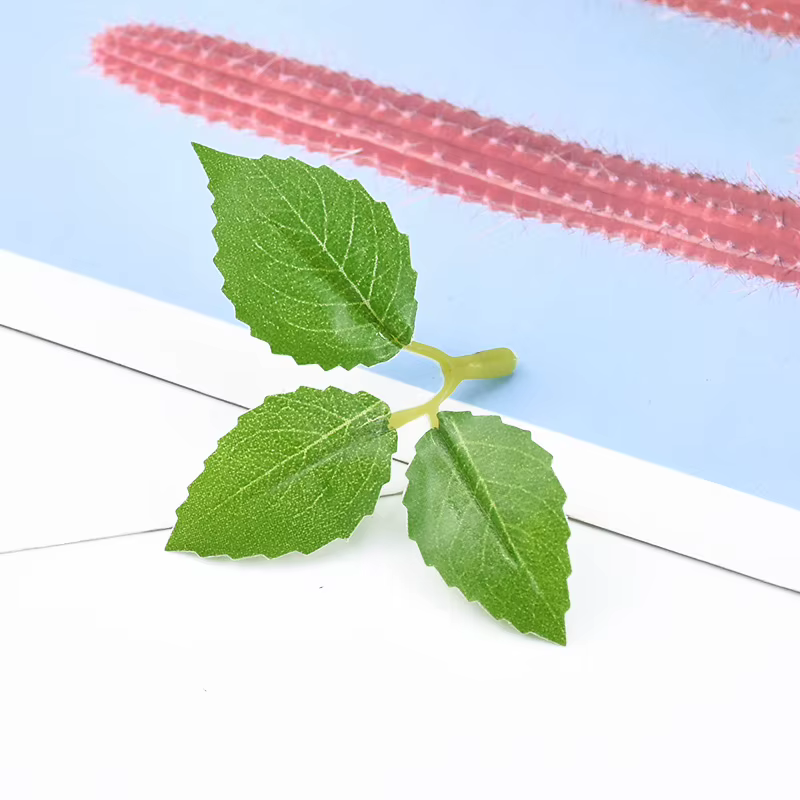50/100 pièces de plantes artificielles, feuilles de rose, pour vases, décoration de maison, chambre,