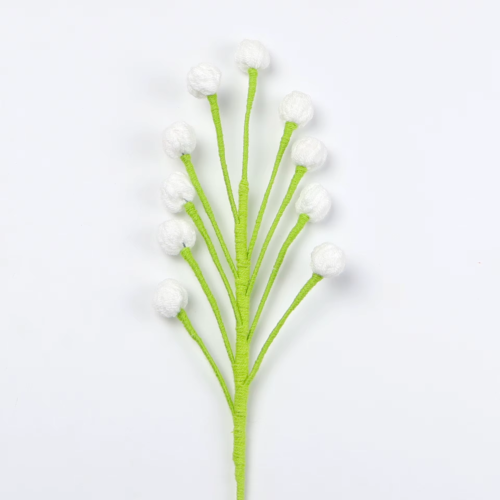 Bouquet de fleurs en Crochet, bourgeons de fleurs mignons, tissé à la main, décor créatif de Bouquet