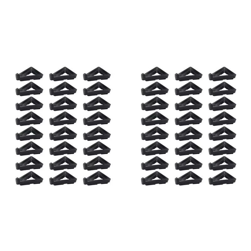 BSEVB-48 PCS Pieds de pot pour jardinières d'extérieur, supports de pot invisibles et respirants, re