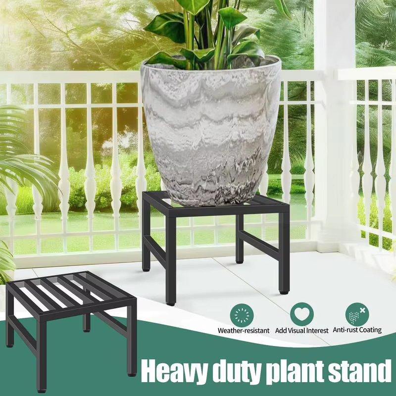 Support de Pot de fleur en métal, présentoir de plantes, décoration robuste, support de jardinière, 