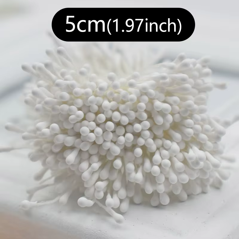 Estame de fleurs artificielles, 400 pièces, 2mm, Options multiples, Mini pistolet Floral en perles p