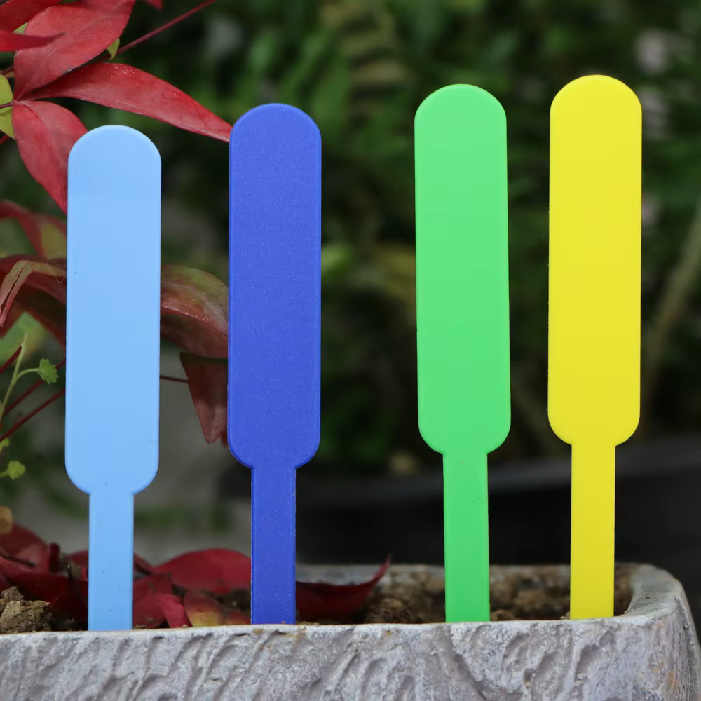 Nouvelles étiquettes de plantes de jardin étiquettes en plastique imperméables marqueurs de pépinièr