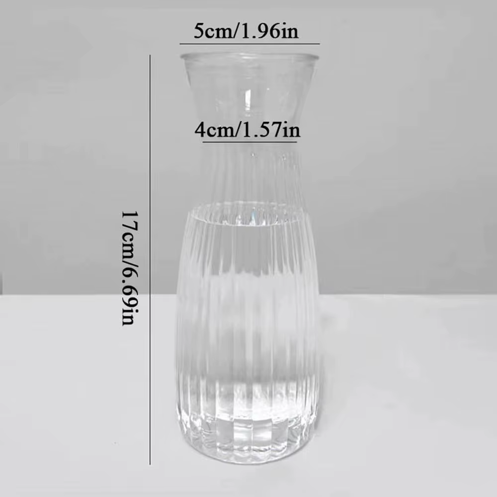 Vase à fleurs hydroponique en plastique Transparent, cadeaux, décoration de bureau pour la maison, P
