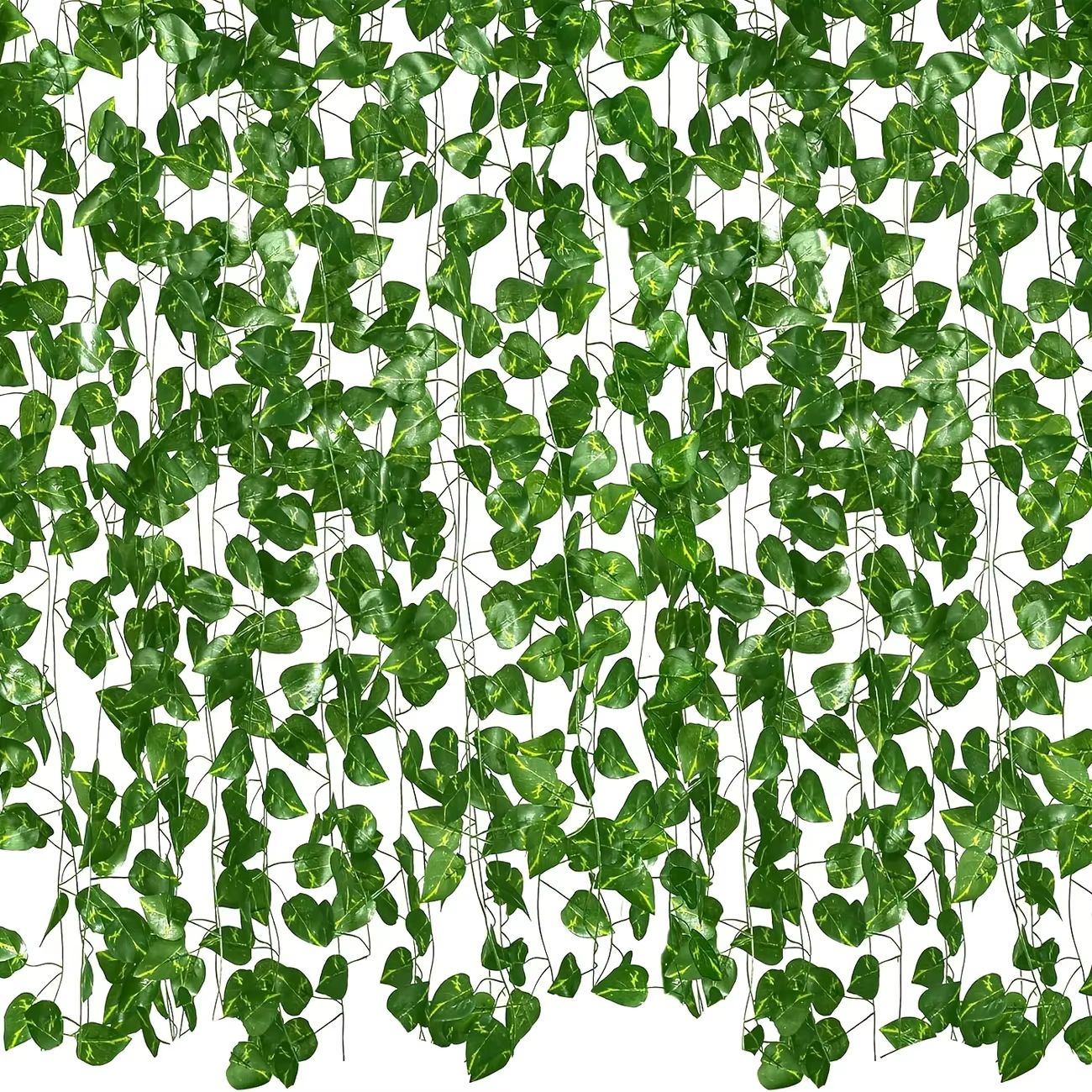 Vigne Liana artificielle suspendue au mur, fausses plantes de lierre, feuilles, décoration de maison