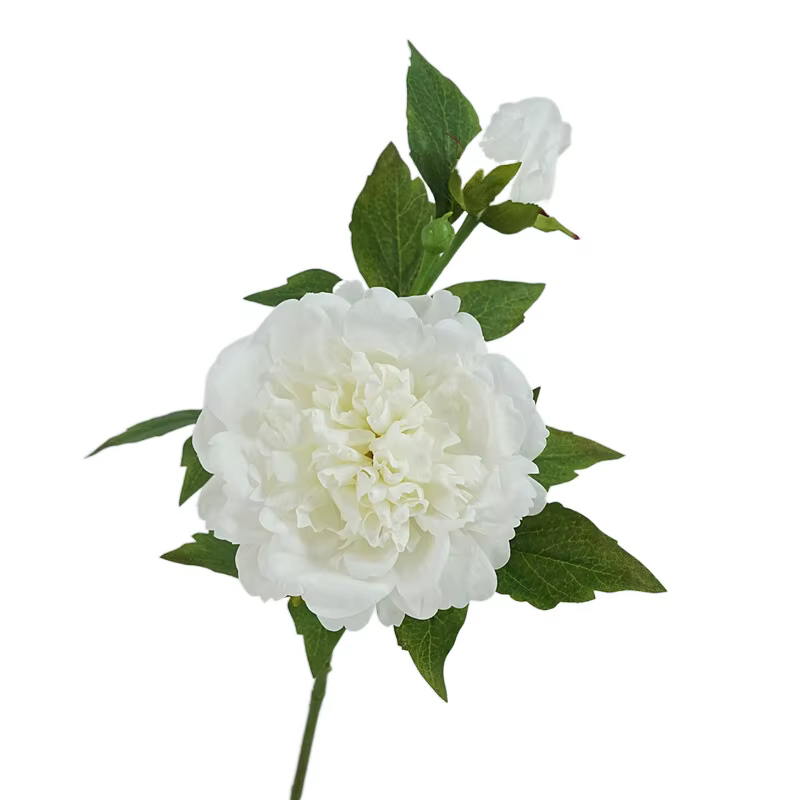 2 têtes de fleurs artificielles pivoine hydratante vraie touche fausses fleurs de luxe décor à la ma