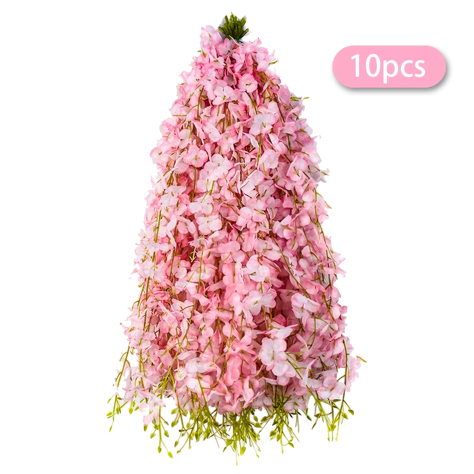 Guirlande de fleurs artificielles en glycine, décoration florale pour mariage, fête, maison, parfait