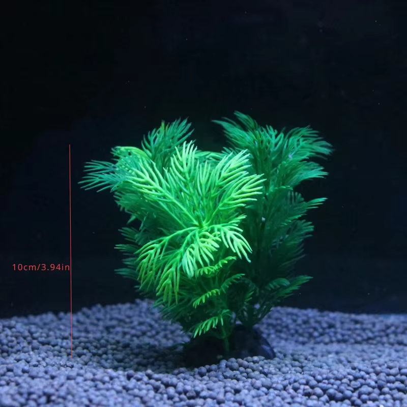 Plante de simulation d'aquarium, mauvaises herbes d'eau artificielles, plantes aquatiques, accessoir