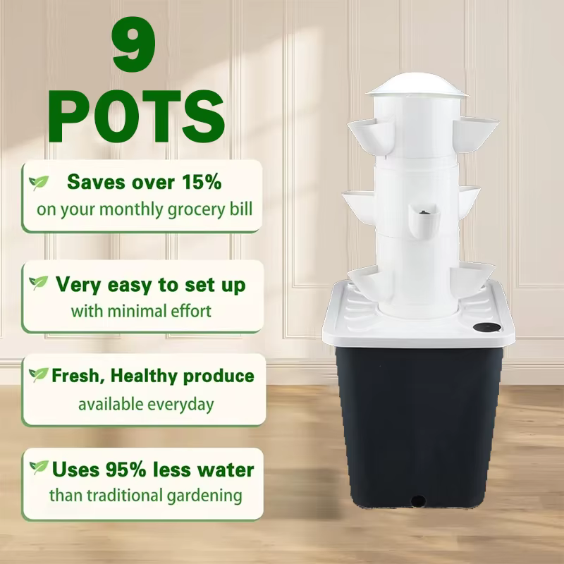 Communautés teur Vertical Hydroponique à 3 Couches pour Plantes de délégations, Équipement de Cultur