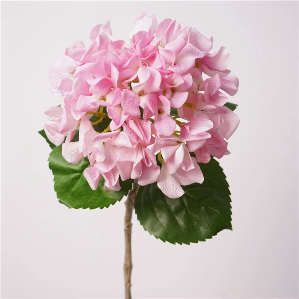 Hydrangeas artificiels hydratants au toucher réel, fleurs artificielles multicolores en soie, bouque
