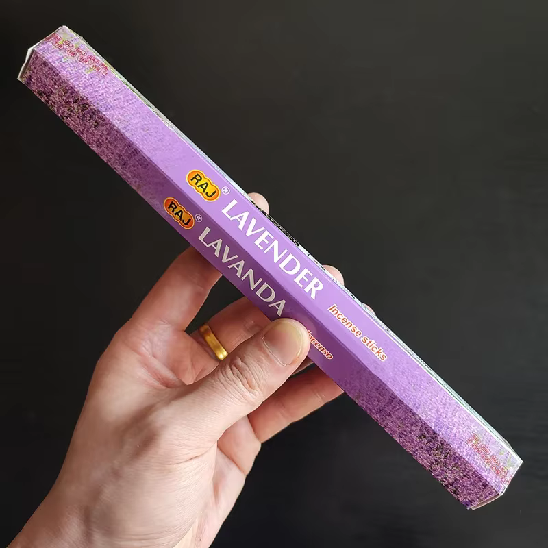 Y 20 bâtons inde lavande encens sandale méditation jasmin maison parfum chambre toilette bois d'agar