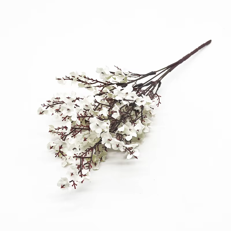 Fleur artificielle Soie Gypsophila Pêche Maison Vase Table En Plein Air Jardin Arche De Mariage Bouq