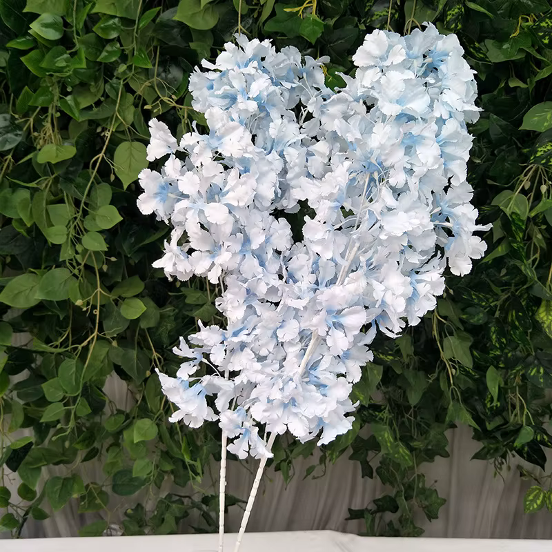 Fleur artificielle, branche de cerisier, décoration murale, plafond, rotin, aménagement paysager, ac