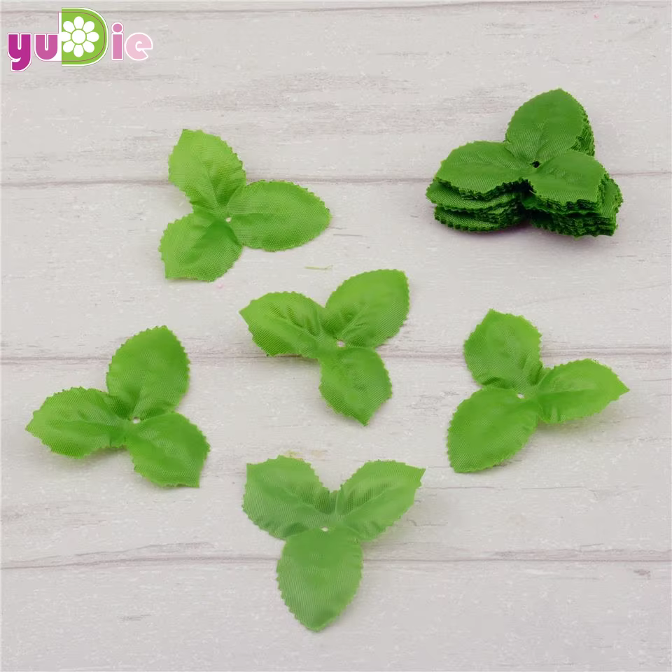 InjGreen-Feuilles Artificielles Faux Cuir oral elu pour Décoration de Mariage, Couronne de Plantes A