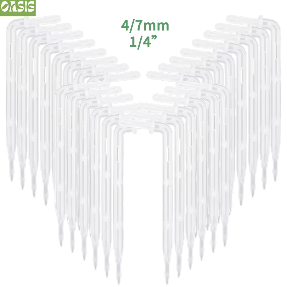 OASIS-Micro Irrigation de Jardin, Flèche de Courbure Transparente, Goutteur de Tuyau, Émetteur de Go