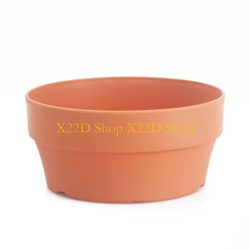 Imitation x22D Pot / plateau en terre cuite pour les plantes Pot / plateau plante ronde avec trou dr